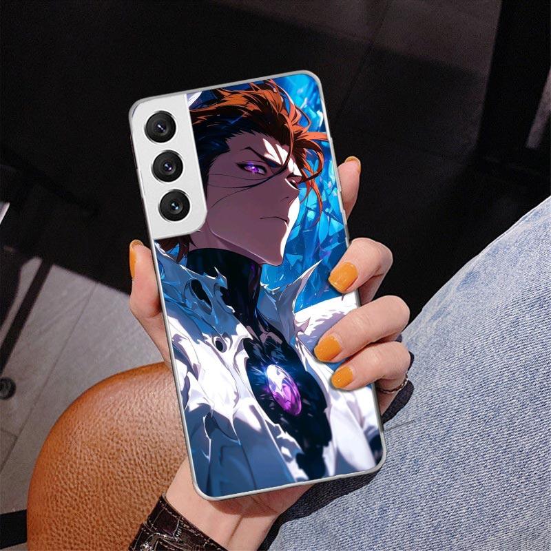 Aizen Sousuke Bleach Phnoe Case for Samsung Galaxy S26 S25 Edge S23 S24 Ultra S22 Plus S21 S20 FE Unique Cover Soft Coque Galaxy