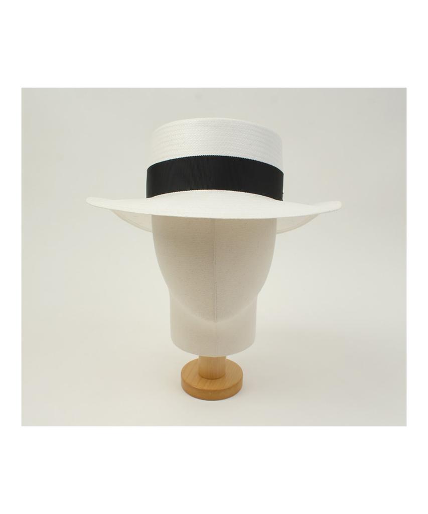 Yunibeosyeolkemiseuteuli White Flat Long Panama Hat Gd Panama Hat