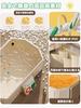 Bounvi Folding Portable Baby Bathtub for Babies, Cats, Dogs, and Kids, Foldable and Portable Bathtub for Indoor and Outdoor Use, Safe Material, Cream