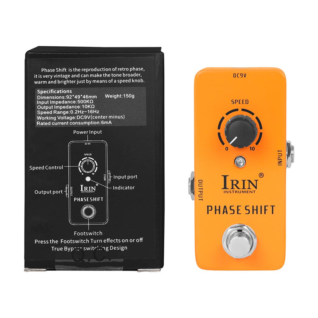 IRIN RS-06 Phase Shift Pedal Guitar Effect Pedal Retro Phase Can Make The Tone Broader Warmer Brighter True Bypass Guitar Pedal
