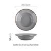 Wutuo Minimalist Ceramic Soup Plate