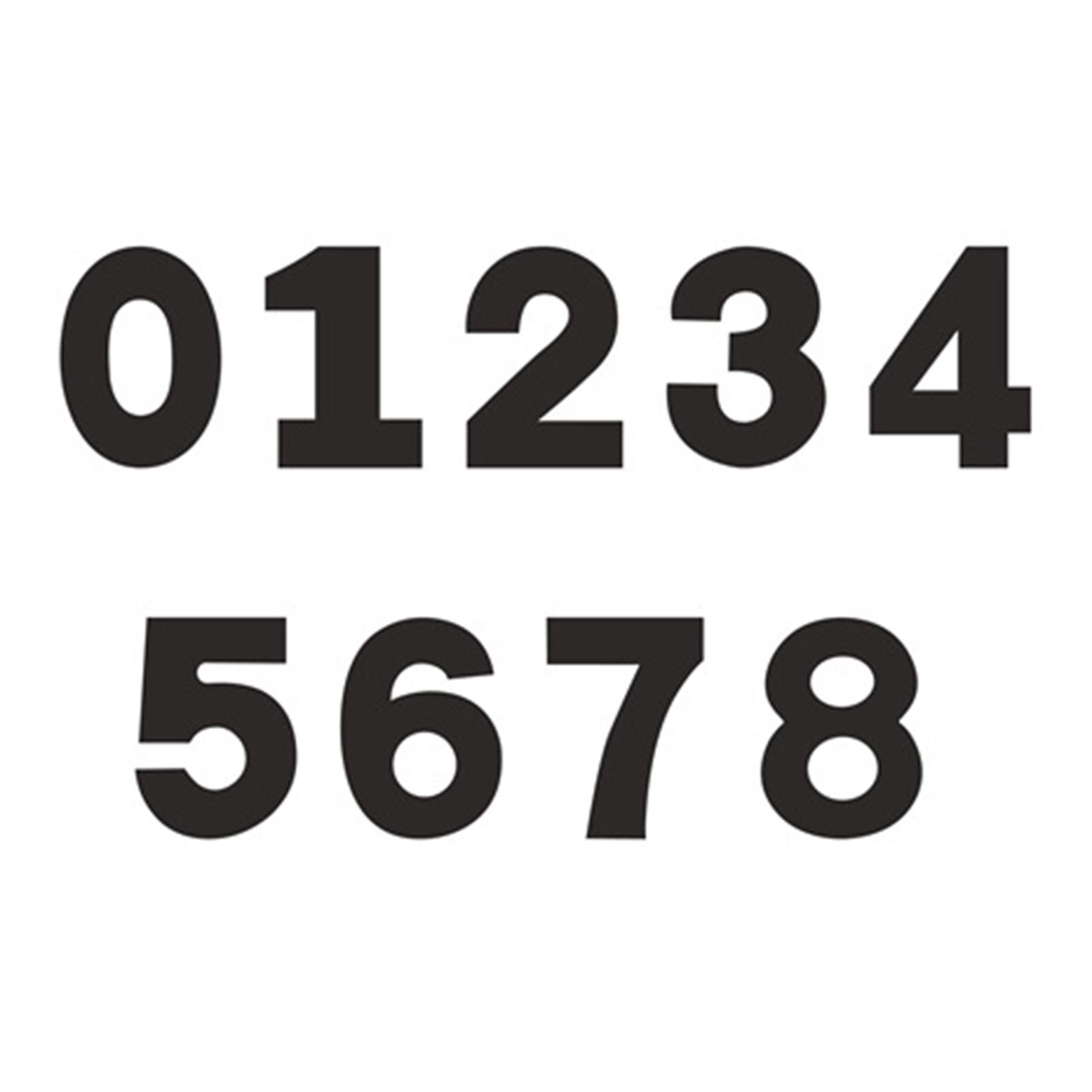 

9pcs Large Size Number Moulds Non Toxic PET 3D Baking Molds Numbers for Graduation Cake Making 4 Inch