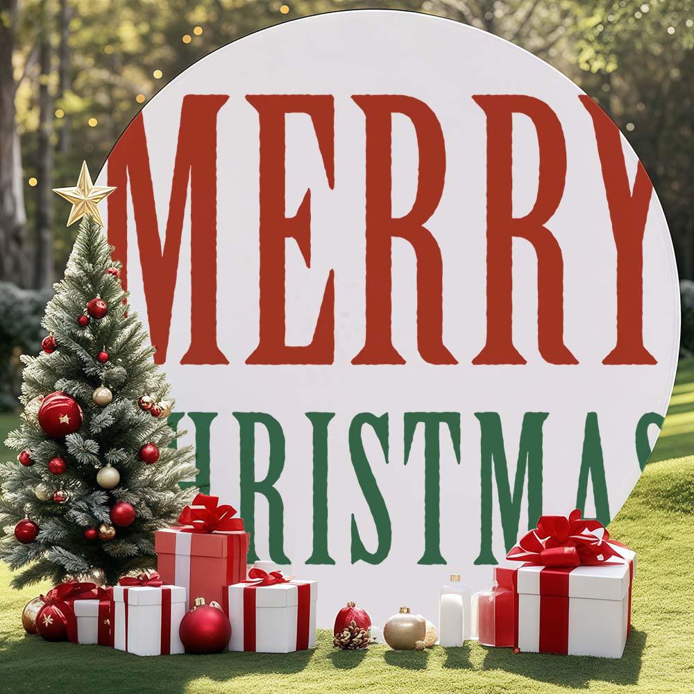 Christmas Party Iron Arch Backdrop Cover Kit