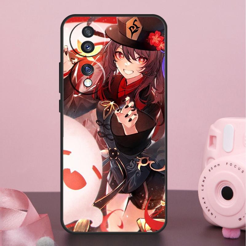 Genshin Impact Hutao Case For Honor 90 70 50 10 Magic 5 Lite Magic 6 Pro X7 X8 X9 X6a X7a X8a X9a X9b X8b Cover