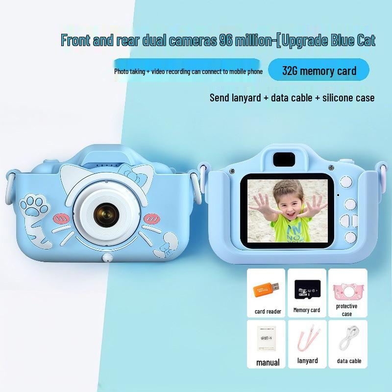 High-Pixel Children's Camera Toy for Photos and Videos - Perfect Girl's Birthday or Children's Day Gift X2-ZCM