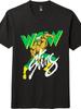 Unisex WCW Sting Worstelen Thema T-shirt Heren Dames T-shirts Top, Retro Casual Korte Mouw Trendy Tee