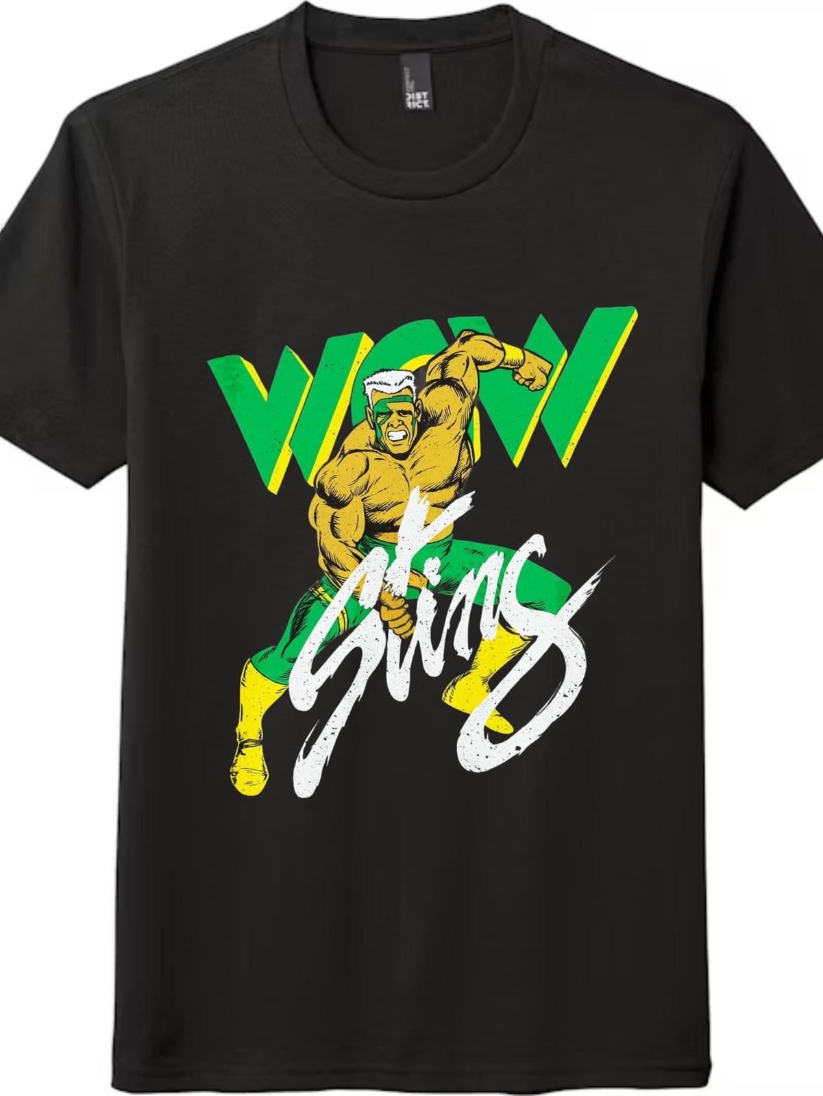 Unisex WCW Sting Wrestling Themed T-Shirt Mens Womens Tees Top, Retro Casual Short-Sleeve Trendy Tee 4XL
