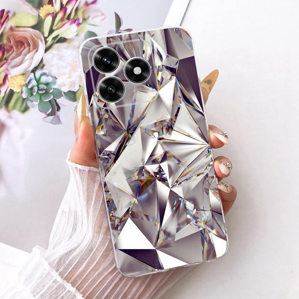 Etui na Honor X5C Plus Pokrowiec Przezroczysty Luksusowy Uroczy Kot Moda Motyl Fajny Malowany Obudowa Na Honor X5cPlus