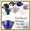 Motorcycle Wind Deflector For Ducati Monster 796 696 1100 1100S Screen Double Bubble Windshield Protector Windscreen Double