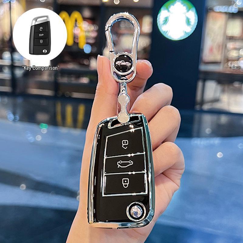 Volkswagen Passat Key Cover for 2017/18 Models - Dedicated SAIC Passat Car Key Shell with Buckle