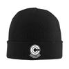 pc Black Capsule Corp Logo Beanie Hats Funny Caps FeUnisex Unisex Hippie Knitted Hat Spring Custom Elastic Beanie Hat