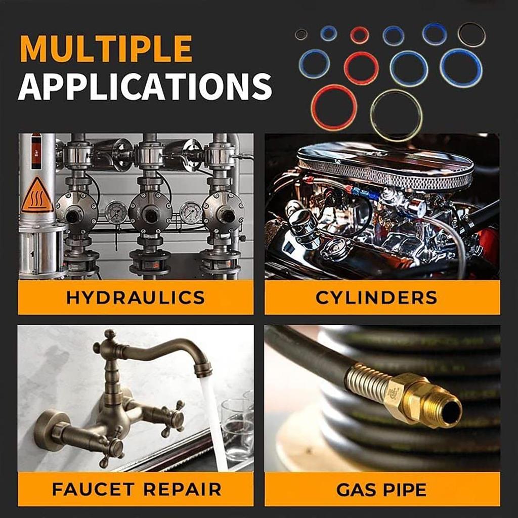 Buy Assorted Sealing Gasket Set100pcs/ 245pcs Rubber O Rings Kit