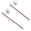 Lötfreier 2-Pin LED-Streifenverbinder 8mm 10mm Einzelkopf Lötloser LED-Streifenadapter Schnelle Verbindung Stromkabelverbinder