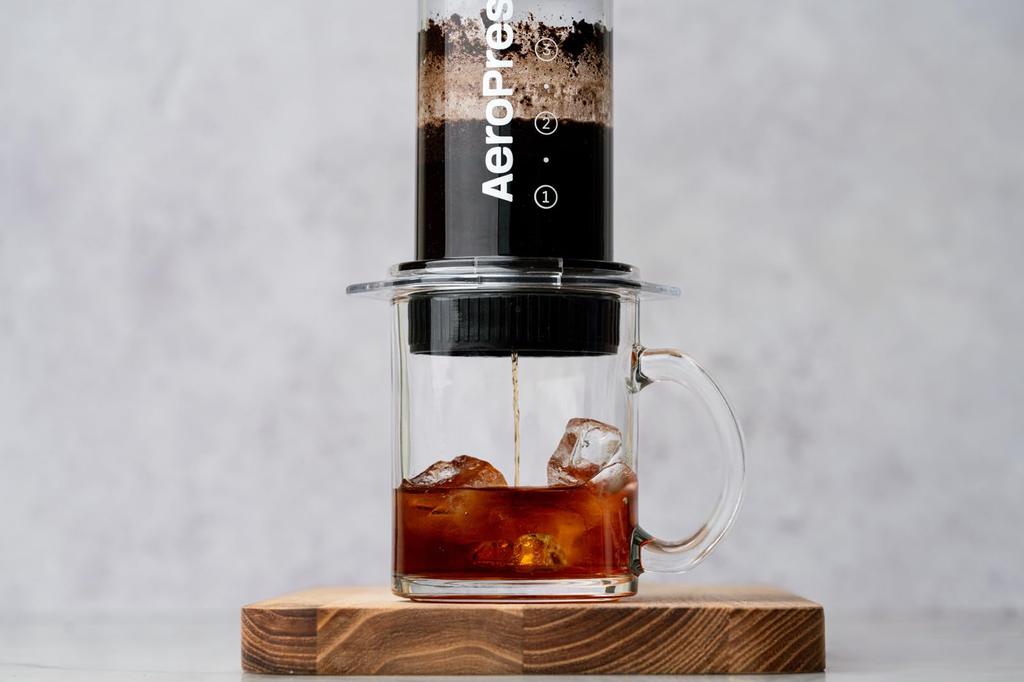 AeroPress Clear Coffee Maker with Filter for French and Iced Pressure 89209133 Press, Espresso, Coffee, Brewing,
