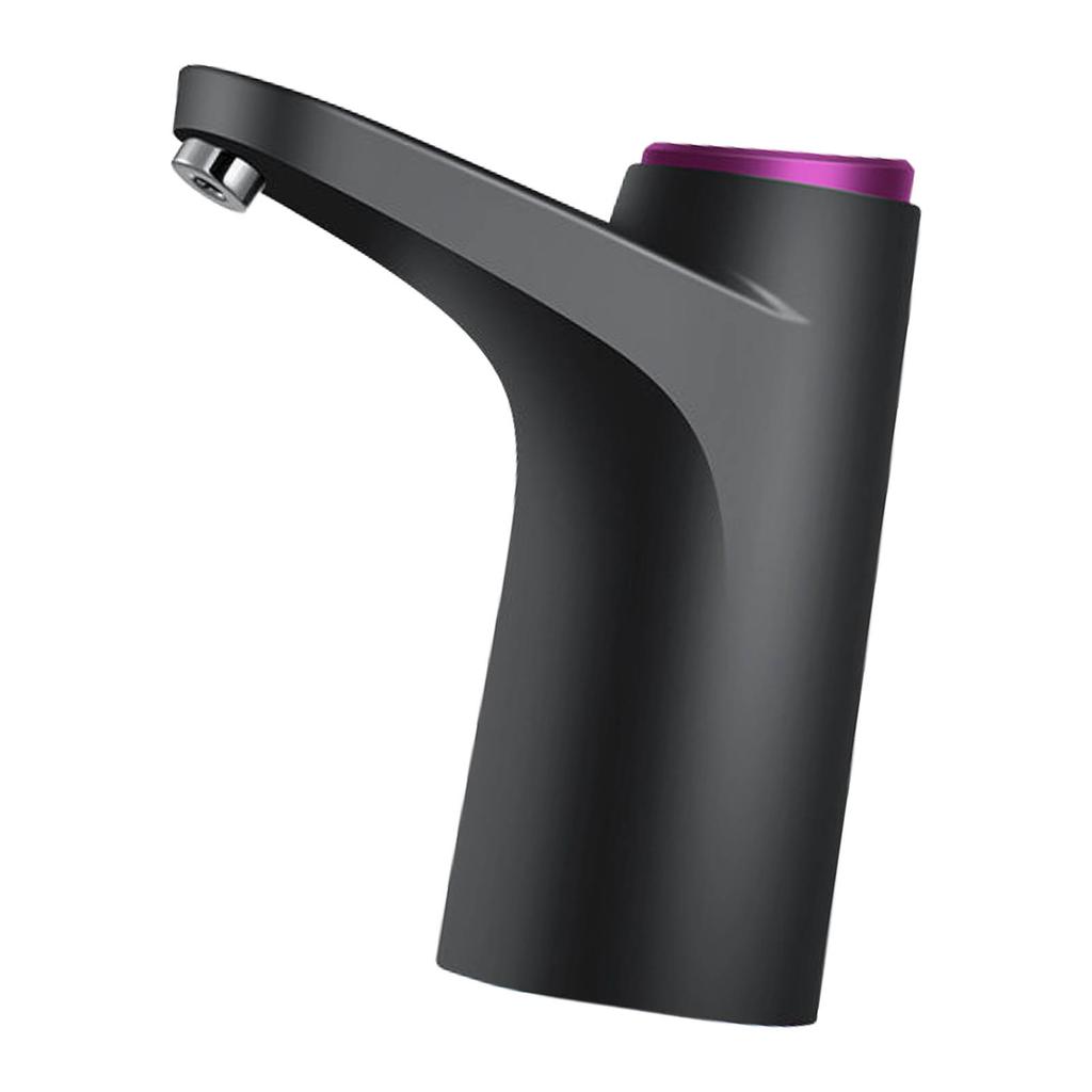 Water Bottle Dispenser BPA Free Quiet 4W 1200mAh Battery Portable Automatic Drinking Water Pump for Home Office Black