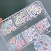 6 Grids Nail Art Decorations Bow Flower Nail Charms Cute Bow Flower Nail Charms  DIY Maicure