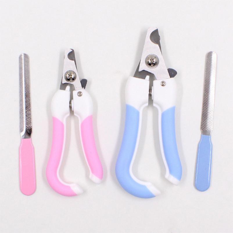 Pet Nail clippers Cat nail clippers Set with file Pet cleaning and grooming supplies Cat nail clippers