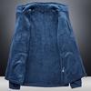 Men's Big Size Fleece Jacket Winter Warm, Thickened Soft Thermal Lining Windproof Outdoor Coat, Loose Fit Casual Pullover M-4XL