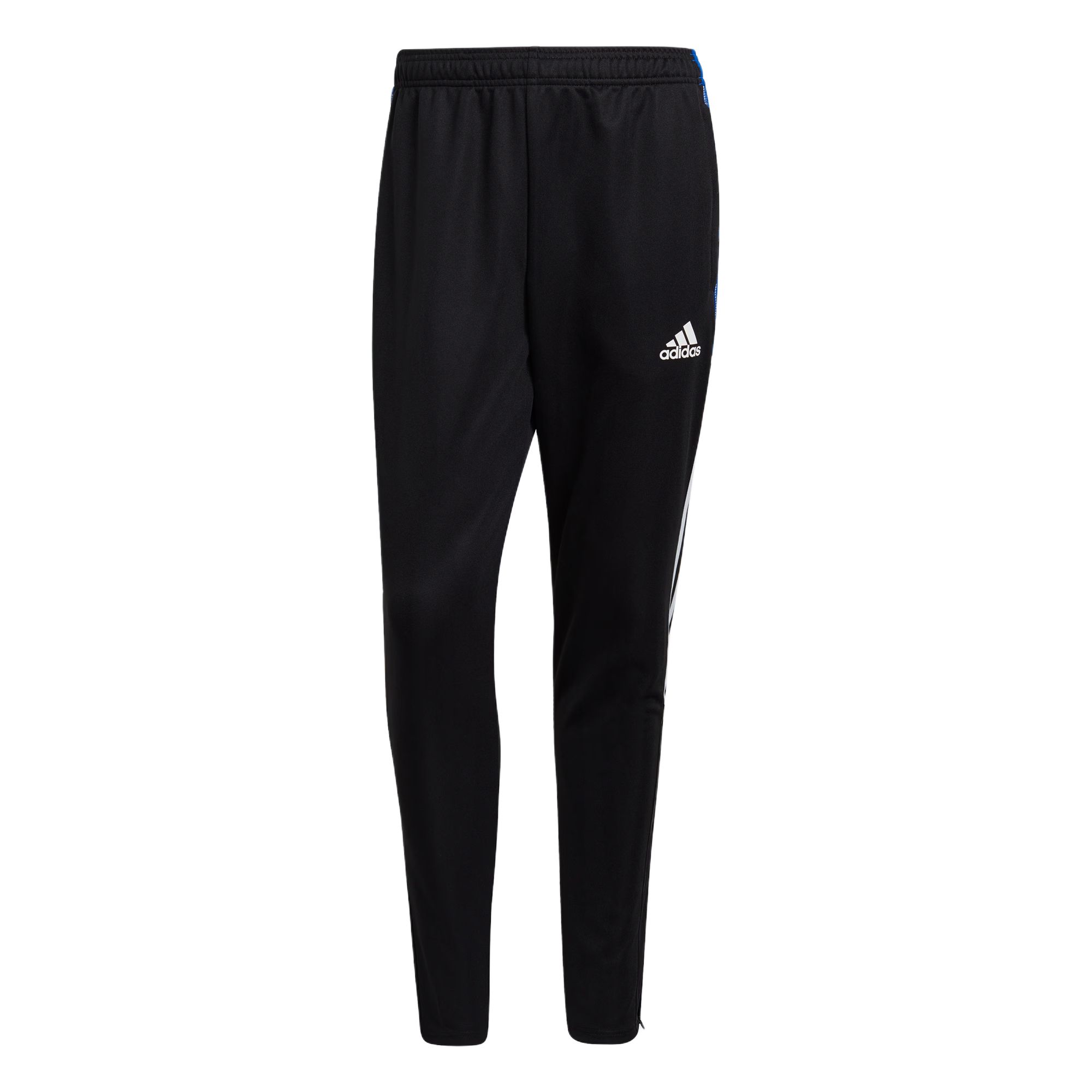 

Adidas Tiro 21 Moisture-Wicking Striped Drawstring Knit Sports Pants Men Pants Black Royal-Blue GJ9866 XXL