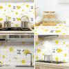 Kitchen Oil-proof Sticker Resistant Wall Sticker Waterproof and Moisture-proof Cabinet Tile Wallpaper Self-adhesive Aluminum Foil Stove