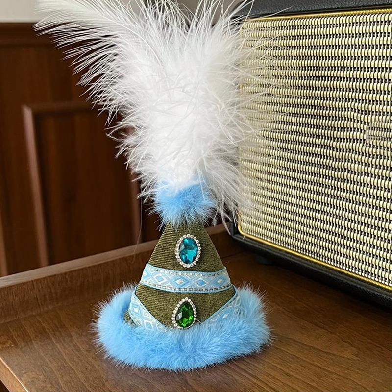 Ethnic Feather Little Lamb Hat Accessories For Kawaii Pp Cotton Baby Lamb Doll Tourist Souvenirs Creative Gift