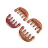 Gold Silk Sandalwood Portable Multifunctional Five-Tooth Wooden Massage Comb