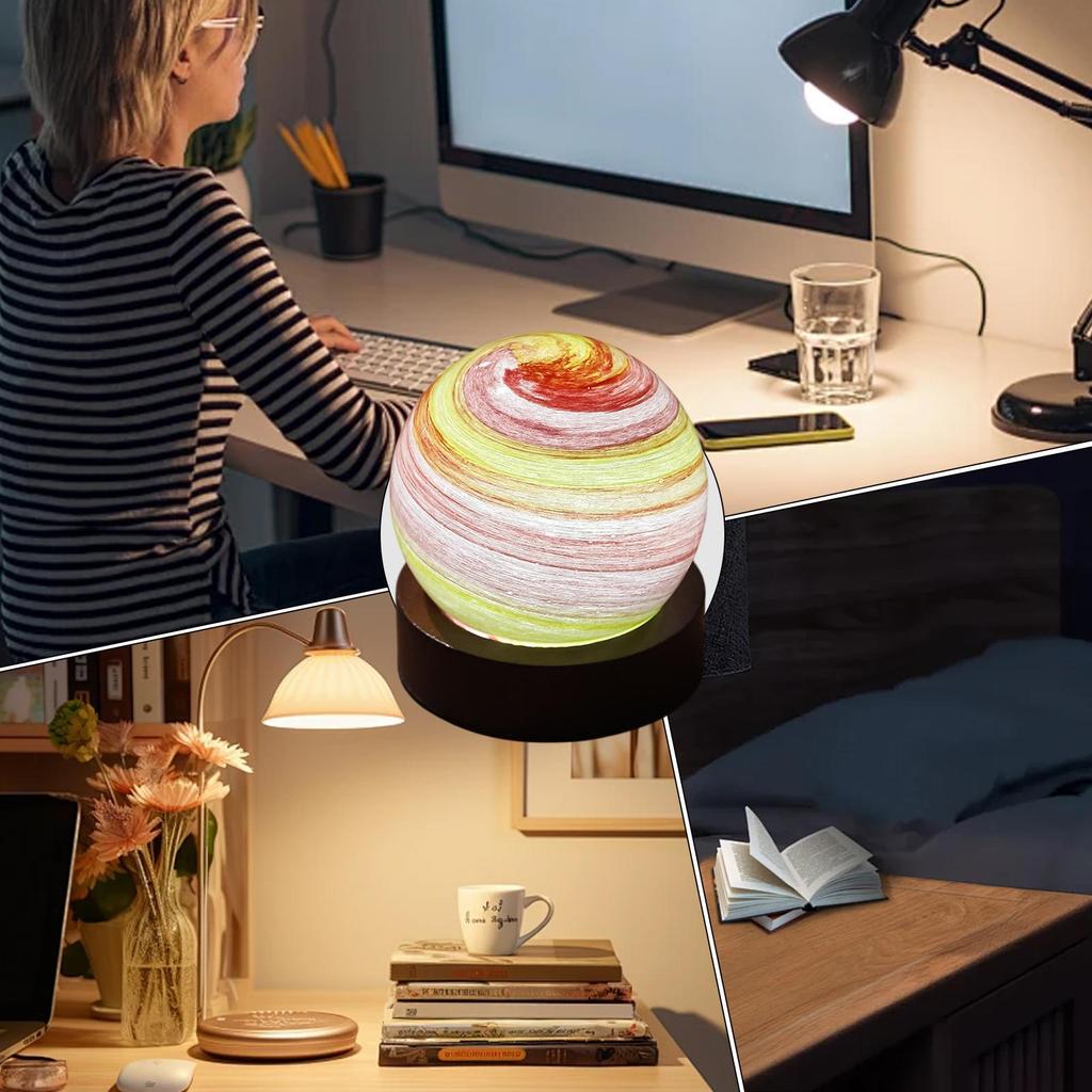 LED Mondlicht Dimmbar Schreibtischdekorationen Wiederaufladbares Tischlicht Für Wohnzimmer Kinderzimmer Leseecke Studentenwohnheim Hotel Wohnung