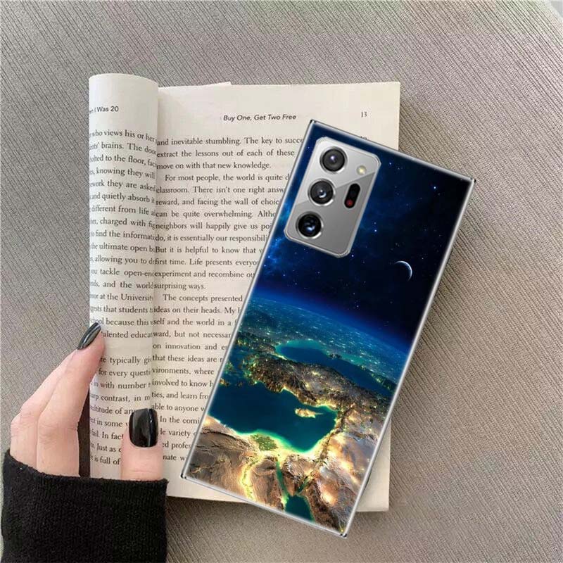 Earth, Stars, Space Phone Case for Samsung A17 A37 A57 A07 A16 A26 A36 A56 A05S A15 A25 A35 A55 Galaxy A03 A13 A23 A33 A53 A50S