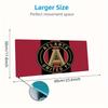 Atlanta United FC Druck Kissen Rutschfest Laptop Tablet Großes Mauspadd XXL Matte Mini-PC Spielmatte Mit Verriegeltem Rand