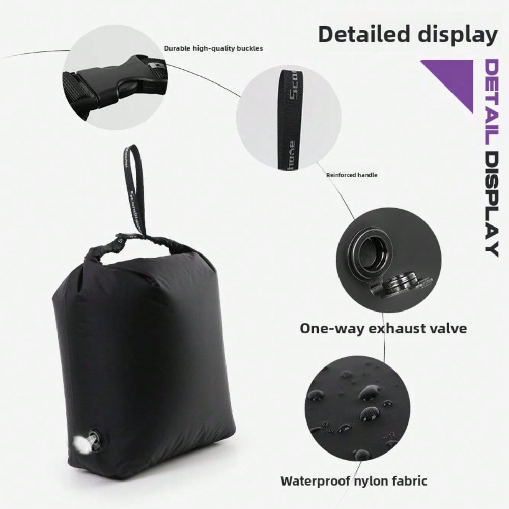 Waterproof Bag, Swimming, River Rafting Bag, Portable, Lightweight, Silicone-coated Travel, Compressed Clothing, Wet and Dry Separation