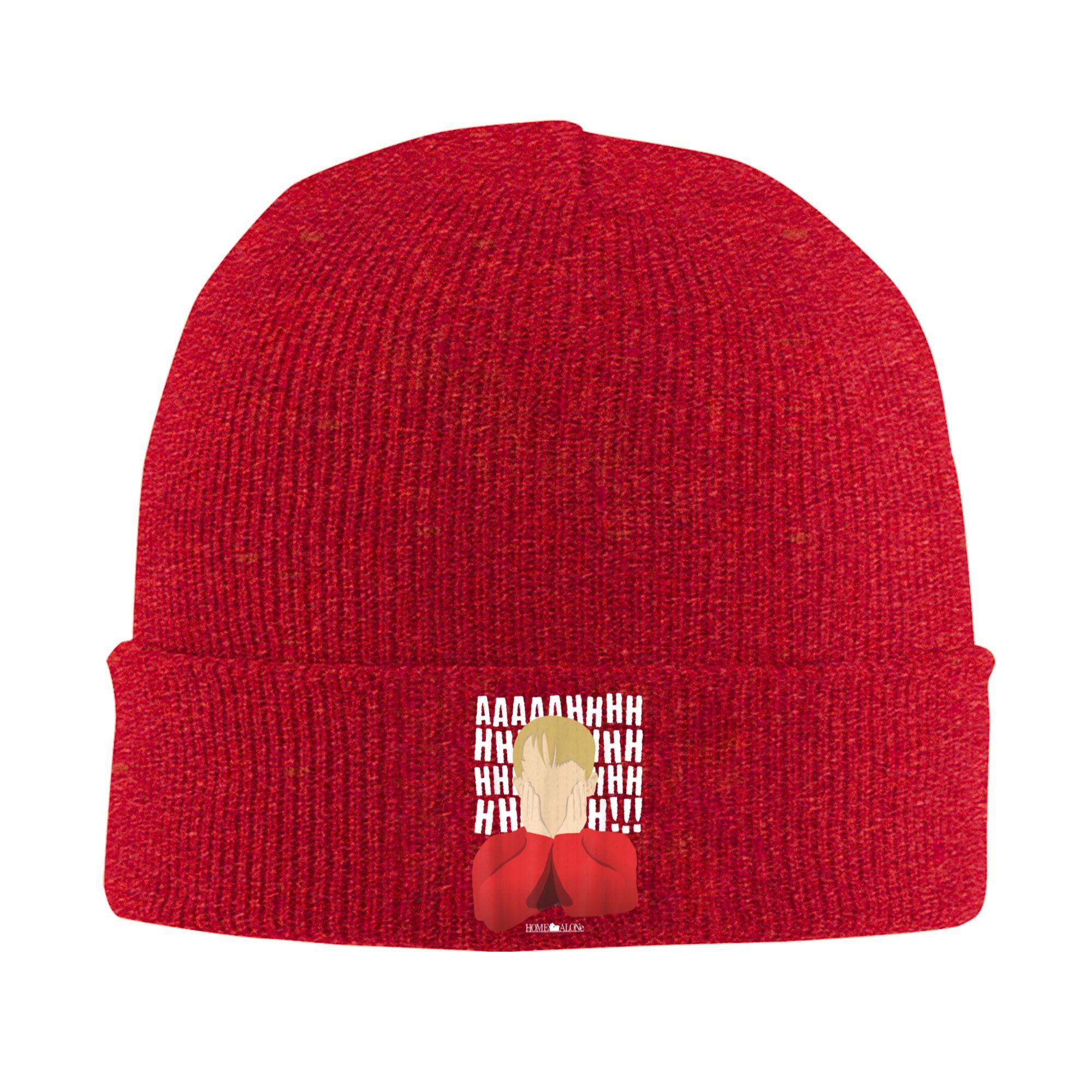 Home Alone Kevin Yell Bonnet Hats Beanie Hats Spring Graphic Knit Hat Street YK Unisex Adult Kpop Elastic Cap One Size