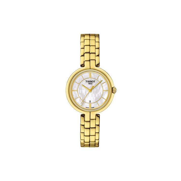 TISSOT Flamenco Collection Quartz Movement Women s Watch 26mm White Dial T094.210.33.111.00 White Dial