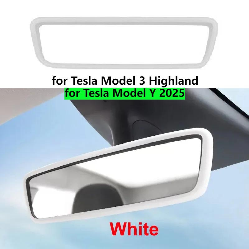 For Tesla Model Y Juniper 2025 Center Console Wireless Charging Pad Mat Screen Rearview Mirror Protector Frame Model 3 Highland