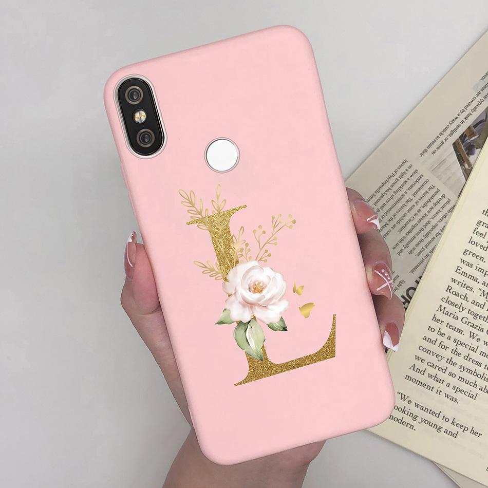 Case For Xiaomi Mi A2 A 2 Lite A1 A 1 MiA2 MiA1 Cute Letters TPU Silicone Bumper Soft Back Cover for Xiaomi Mi 5X 6X Phone Case
