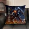 P-Pacific Rimm Movie Cushion Cover Natural Linen Organic Fabric Double-Sided Printing Sofa Home Decor Gift Pillow Case