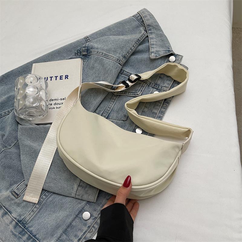 Casual small bag women's new large-capacity versatile dumpling bag summer versatile shoulder messenger bag