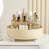Large Capacity Makeup Storage Tray Round Spinning Organizer  Bathroom