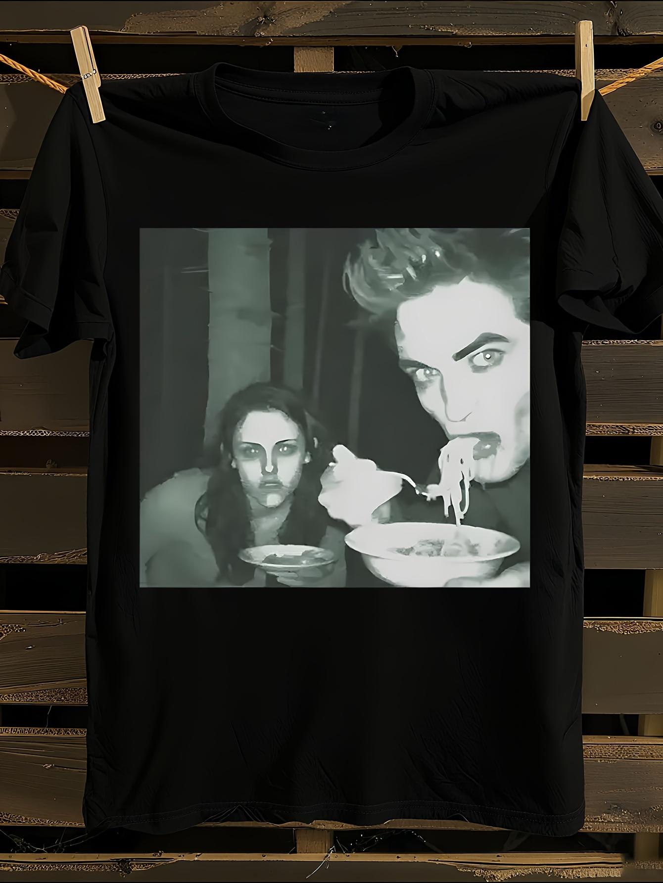 Twilight Edward and Bella Spaghetti Meme T-shirt S