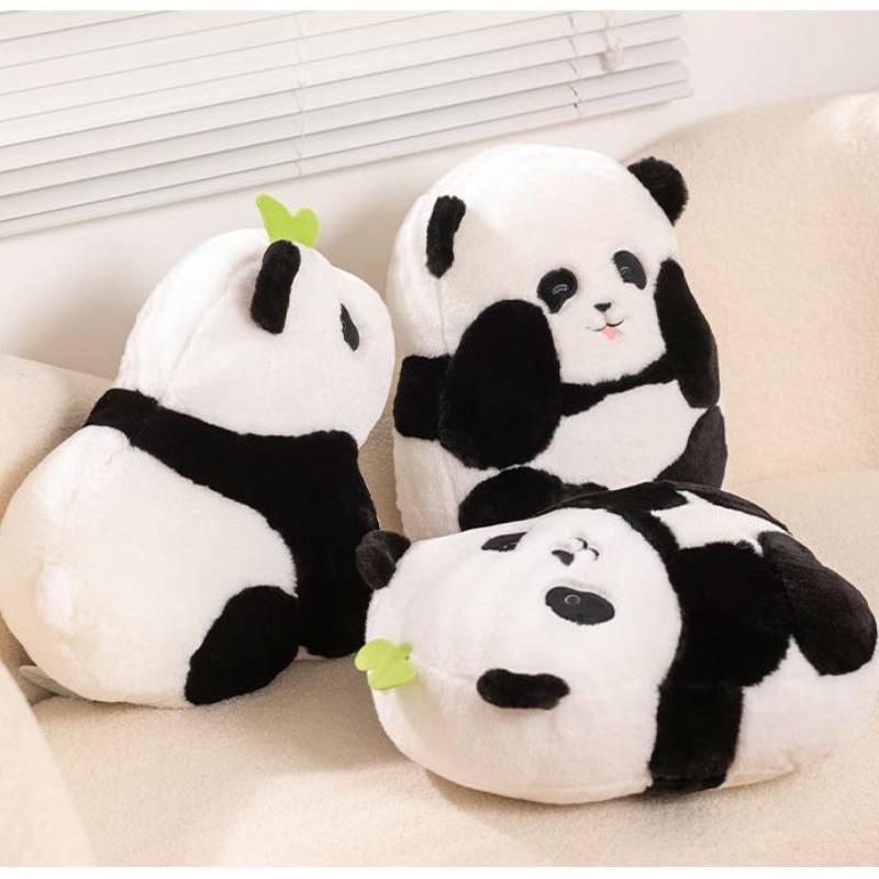 Panda Hua Hua Plush Toy Realistic Stuffed Panda Pillow For Kids And Adults