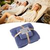 Bath Shower Towel Set Coral Fleece Quick Dry Highly Absorbent Soft Comfortable for Daily Use Dark Blue