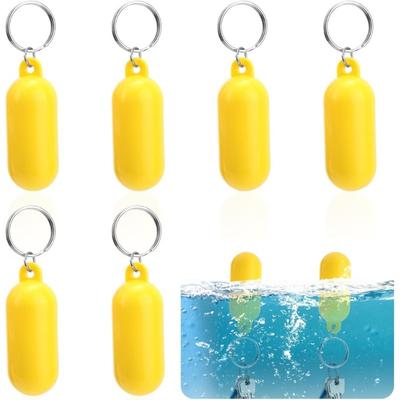 Oval Floating Keychain Buoyant Key Ring Holder Marine Water Sports Accessory Suitable Boating Surfing Fishing Outdoor Activities
