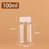 Transparent Refillable Plastic Bottle 15ml 30ml 50ml 100ml 250ml 500ml White Cap Leakproof for Essential Oil Perfume Storage