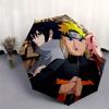 1pc Naruto, Sasuke & Sakura: Anime Characters Automatic Opening Umbrella - Portable 3-Fold Design with Iron Frame - Outdoor, for Fans, Travelers,