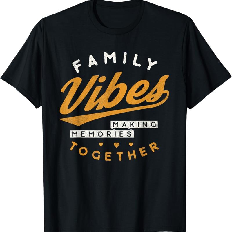 

Family reunion 2024 Vibes Making Memories Matching T Shirt - Men s Summer Cotton Graphic Tee S разноцветный