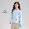Pudding Haru Girls' Cotton Printed Casual Shirt