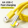 6A 67W Original Super Fast Charger Elbow Flash Type C Charging Cable Suitable for Xiaomi 12 13 14 Ultra Redmi Huawei with EU/US