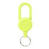 Retractable Keychain with Steel Wire Rope Carabiner Badge Reel Holder Clip Key Ring Heavy Duty Outdoor Camping Climbing Anti-lost Buckle