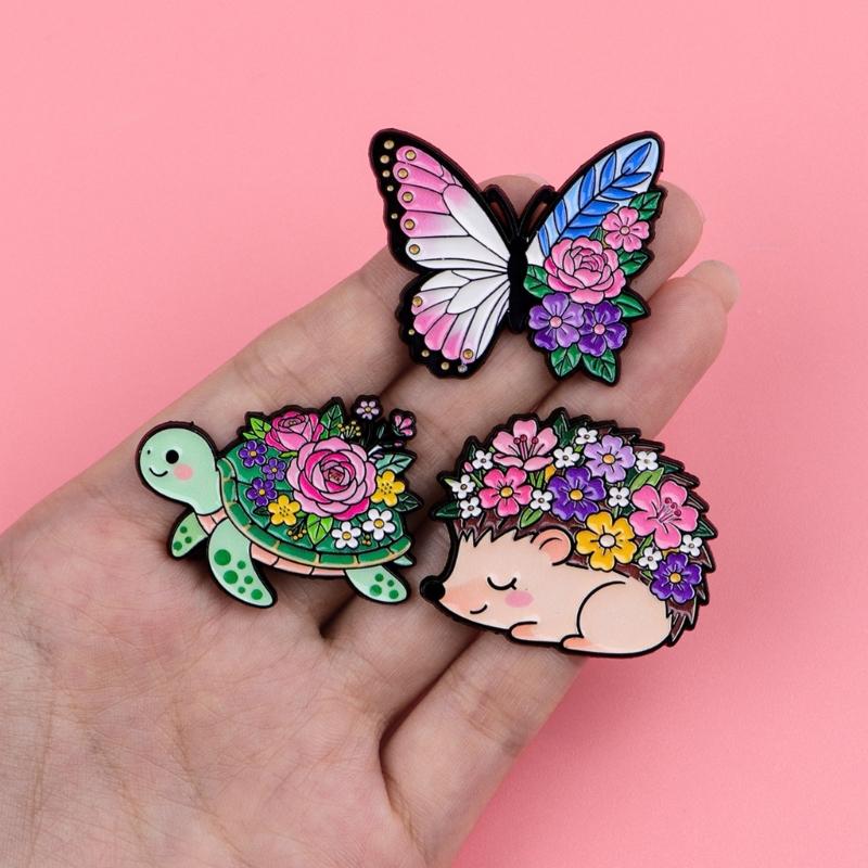 Perfect Present Flower Animal Brooch for Celebrations Like Birthdays Anniversaries Conveying Messages and Wishes