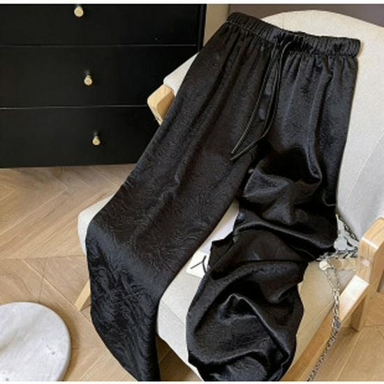 

2026 New Style High Waist Wide-Leg Pants for Women: Spring/Autumn Medium
