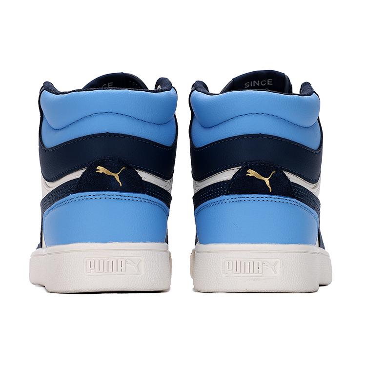 Puma Shuffle Mid Mid Tops Casual Skateboarding Shoes Unisex Blue White 380748-09